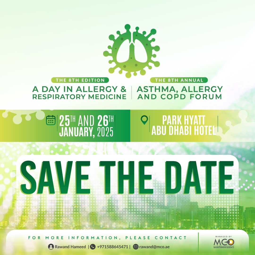 A Day in Allergy and Respiratory Medicine - Asthma, Allergy and COPD Forum 2025, Save the Date