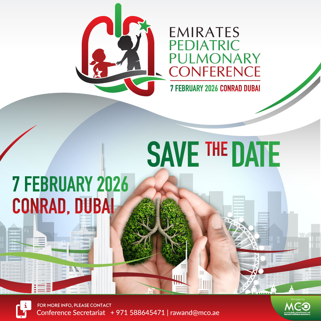 Emirates Pediatric Pulmonary Conference - 7 February 2026, Conrad Dubai, Save the Date